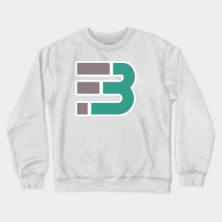 FB Initial Letter Sticker Logo Inspiration. F and B combination sticker logo vector design. Crewneck Sweatshirt